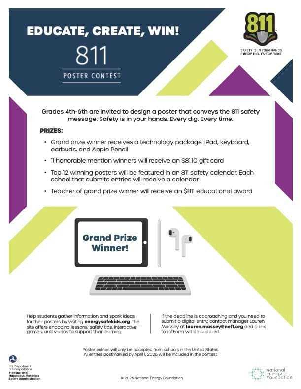 811 poster contest flyer